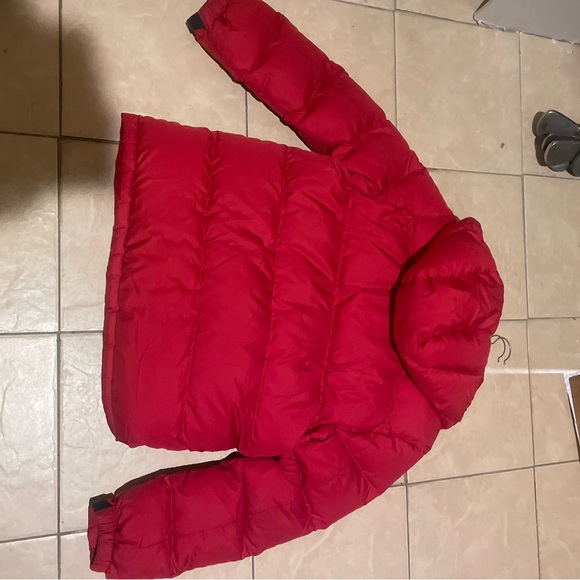 Vibrant Red Puffer Jacket - Picture 9 of 9